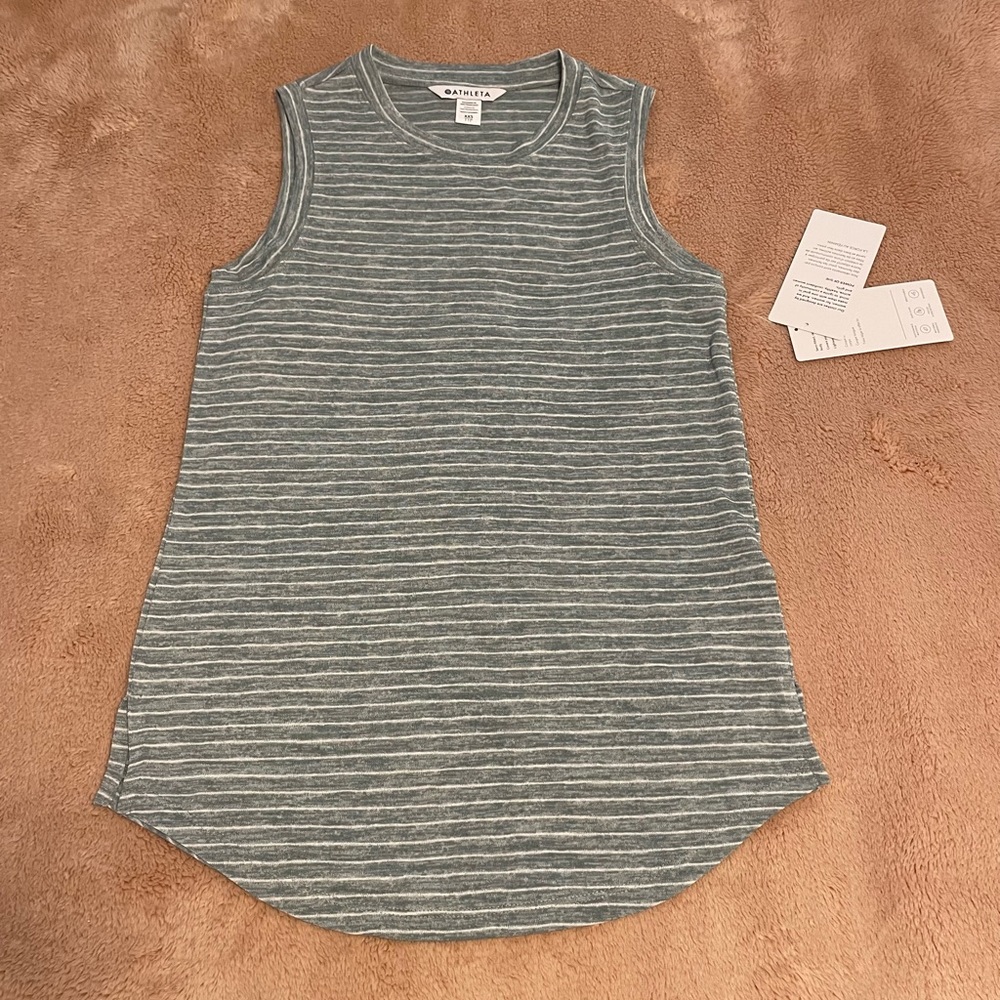 Athleta Breezy Stripe Tank Top